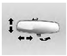 Espelho retrovisor manual