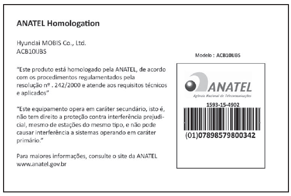 ANATEL para o Brasil