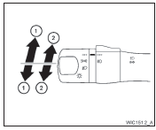 Interruptor das luzes indicadoras de direção 