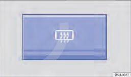 Fig. 117 No console central: botão do desembaçador do vidro traseiro.